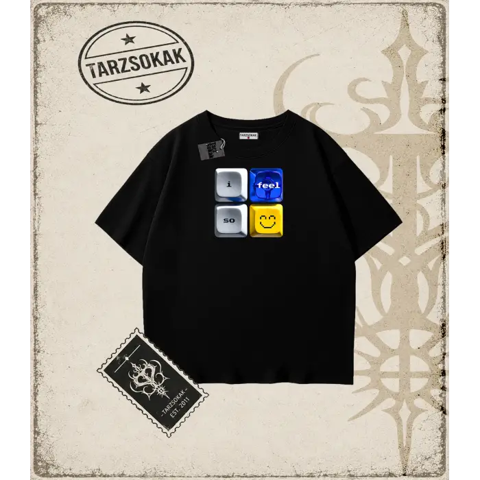 Gotik & Grunge STREETWEAR KEYCAP 1 Tişört