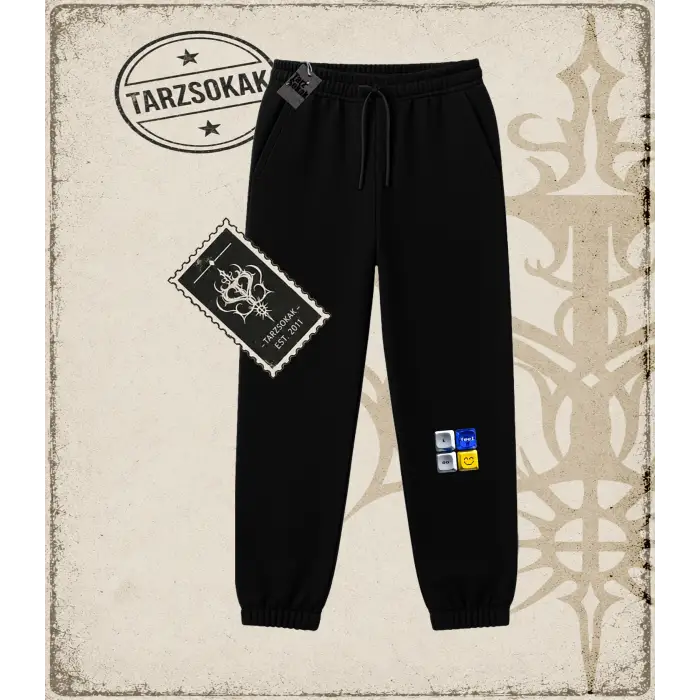 Gotik & Grunge STREETWEAR KEYCAP 1 Unisex Jogger Eşofman Altı