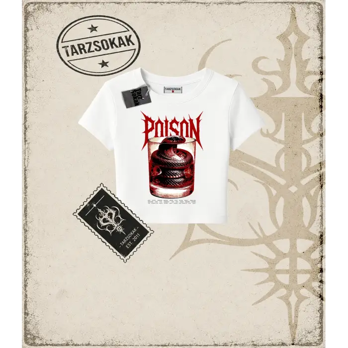 Gotik & Grunge STREETWEAR POISON Baby Tee