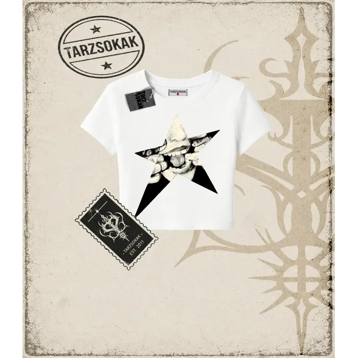 Gotik & Grunge STREETWEAR RETRO STAR GRIL Baby Tee