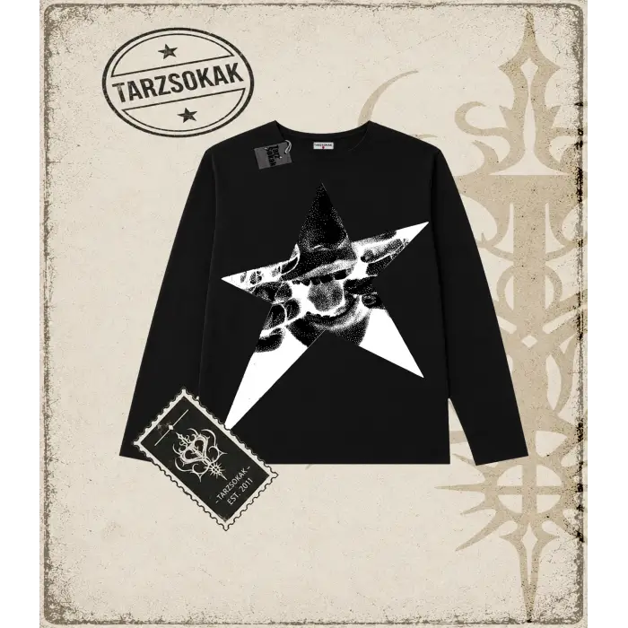 Gotik & Grunge STREETWEAR RETRO STAR GRIL Long Sleeve
