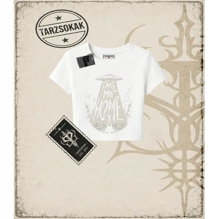 Gotik & Grunge STREETWEAR TAKE ME HOME Baby Tee