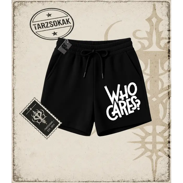 Gotik & Grunge STREETWEAR WHO CARES Unisex Şort