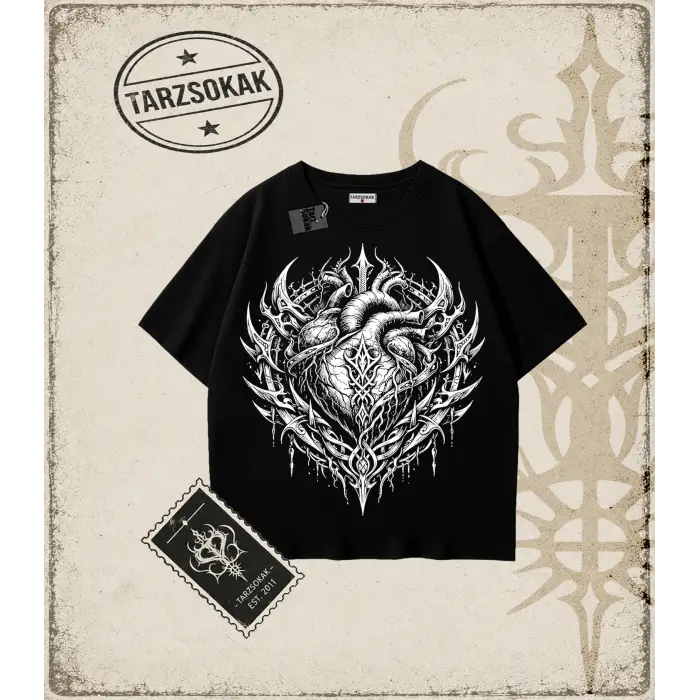 HEART Oversize Unisex Tişört