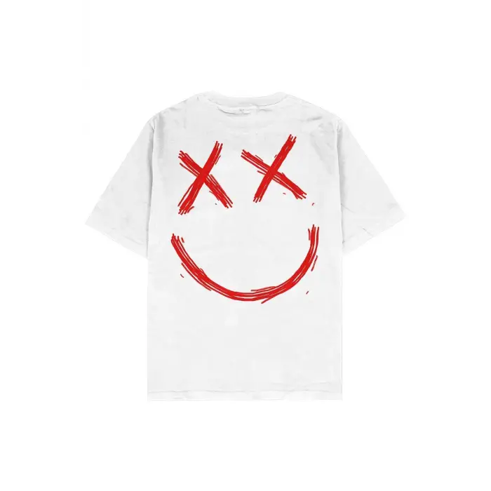 Hellboy Beyaz Oversize Unisex T-shirt