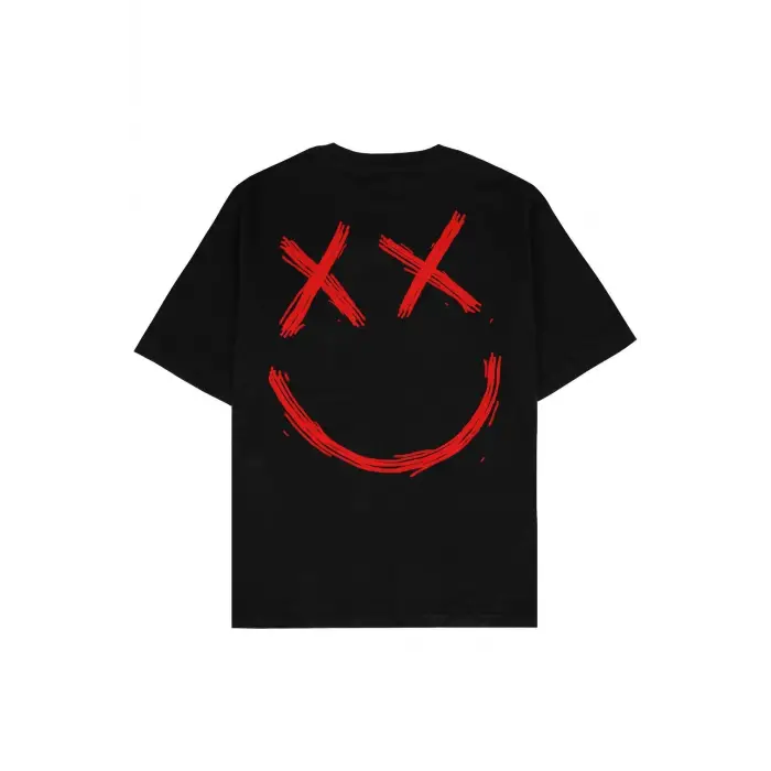 Hellboy Siyah Oversize Unisex T-shirt