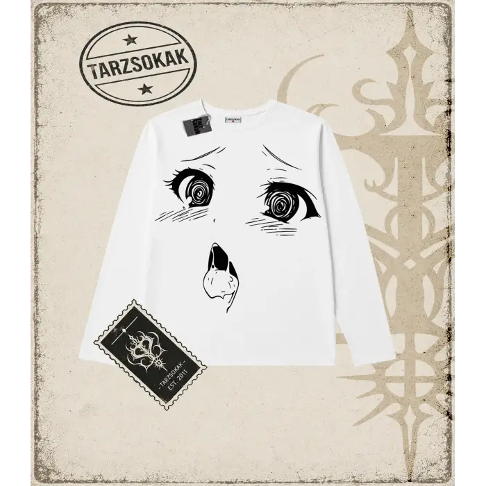 Hentai Anime Baskılı Long Sleeve