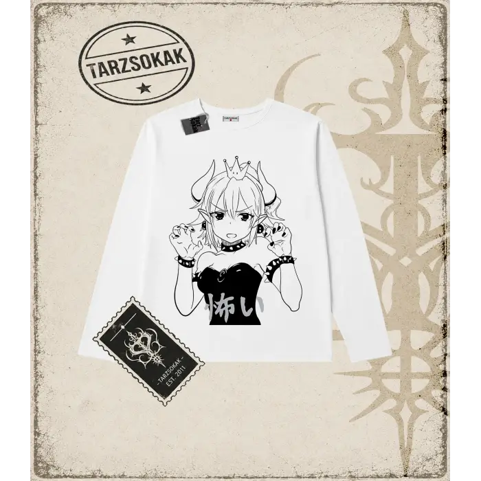 Hentai Anime Baskılı Long Sleeve