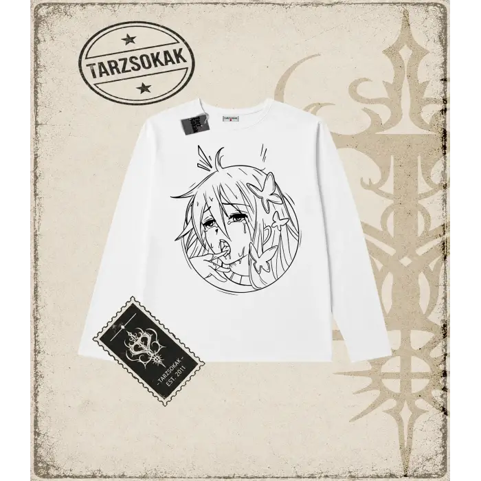 Hentai Anime Baskılı Long Sleeve