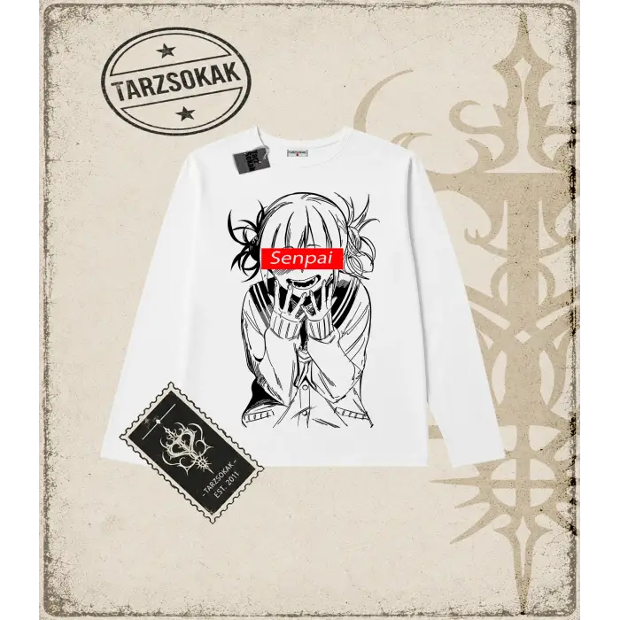 Hentai Anime Baskılı Long Sleeve