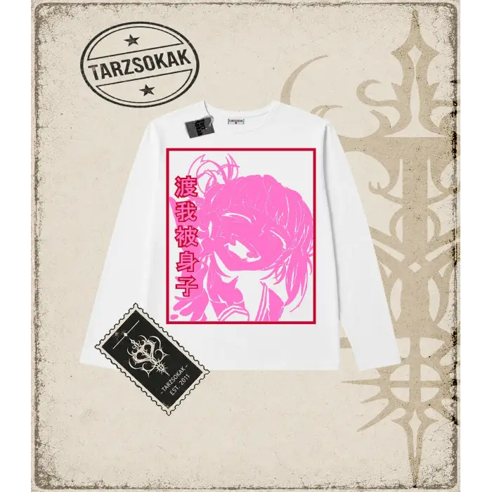 Hentai Anime Baskılı Long Sleeve