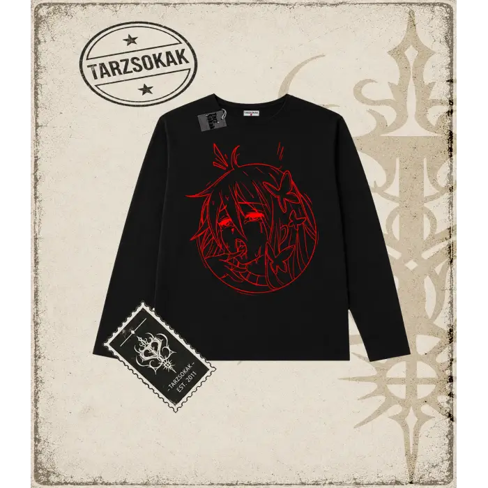 Hentai Anime Baskılı Long Sleeve