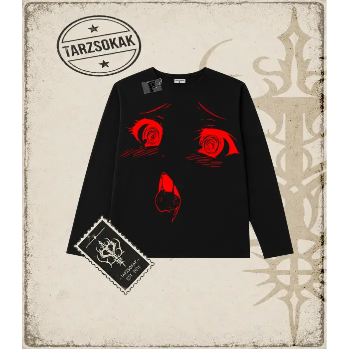 Hentai Anime Baskılı Long Sleeve