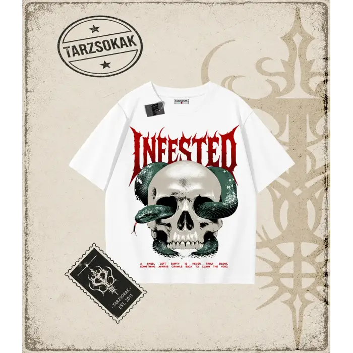INFESTED Oversize Unisex Tişört