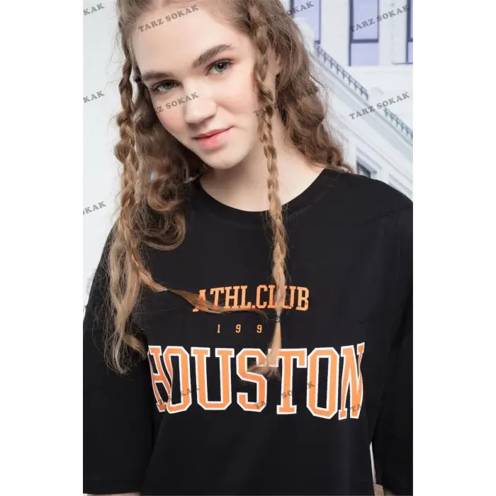 Kadın Houston Tshirt