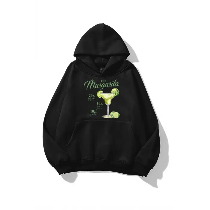 Kadın Margarita Sweatshirt Siyah