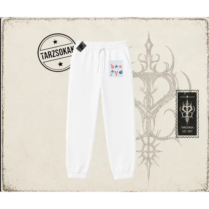 Kadın Ocean Like Unisex Jogger Eşofman Altı Beyaz