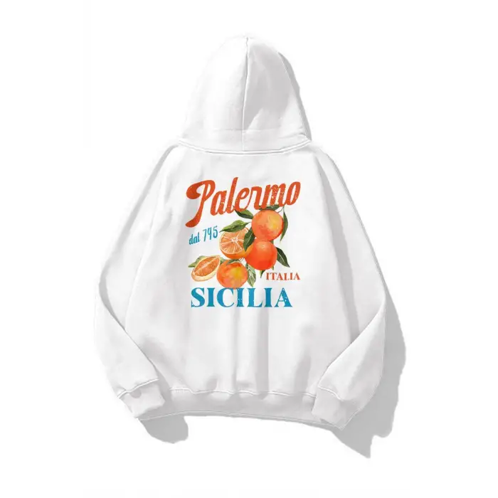 Kadın Palermo Sicilia Sweatshirt Beyaz
