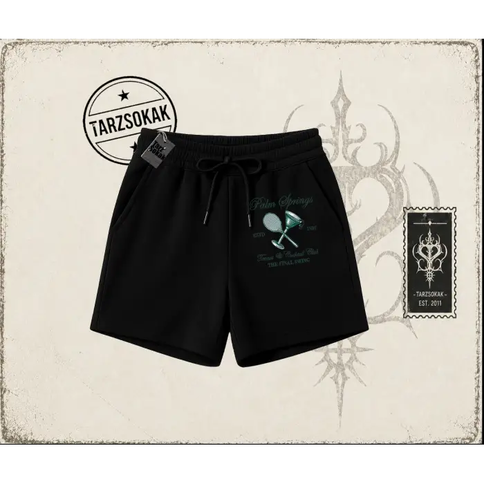 Kadın Palm Springs Unisex Şort Beyaz