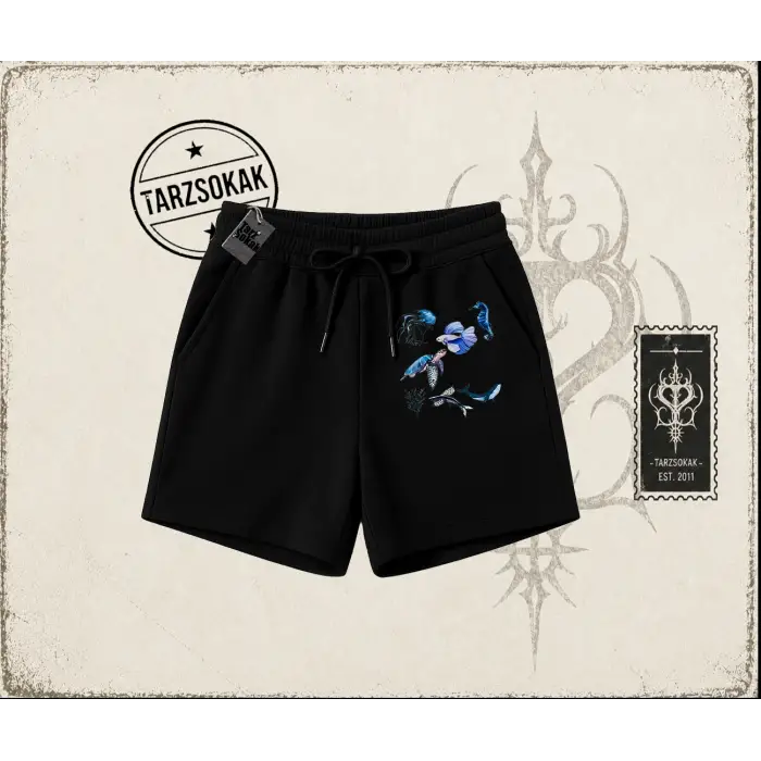 Kadın Sea Elements Unisex Şort Beyaz