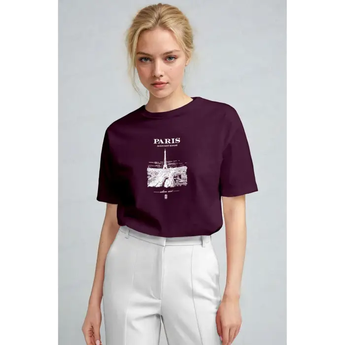 Kadın Siyah Paris Regular Fit Normal Kalıp