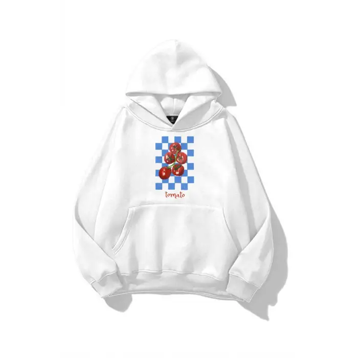 Kadın Tomato Picnic Sweatshirt Beyaz
