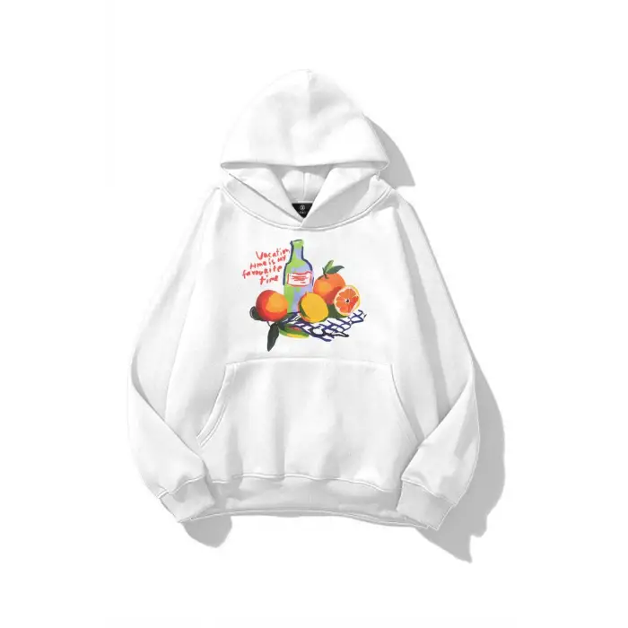 Kadın Vacation Time Sweatshirt Beyaz