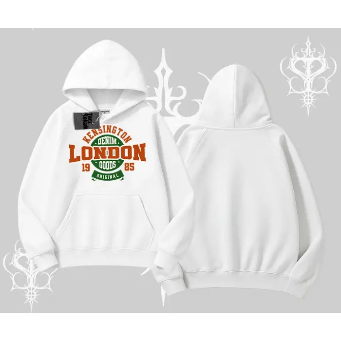 Kapşonlu Sweatshirt London Denim 1985