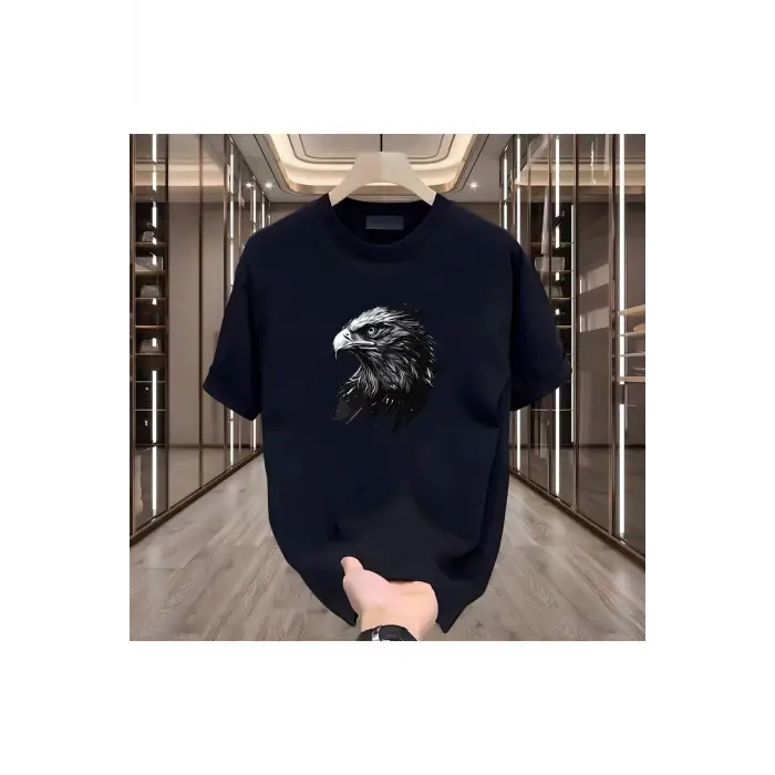 Kartalx Baskılı Siyah Erkek