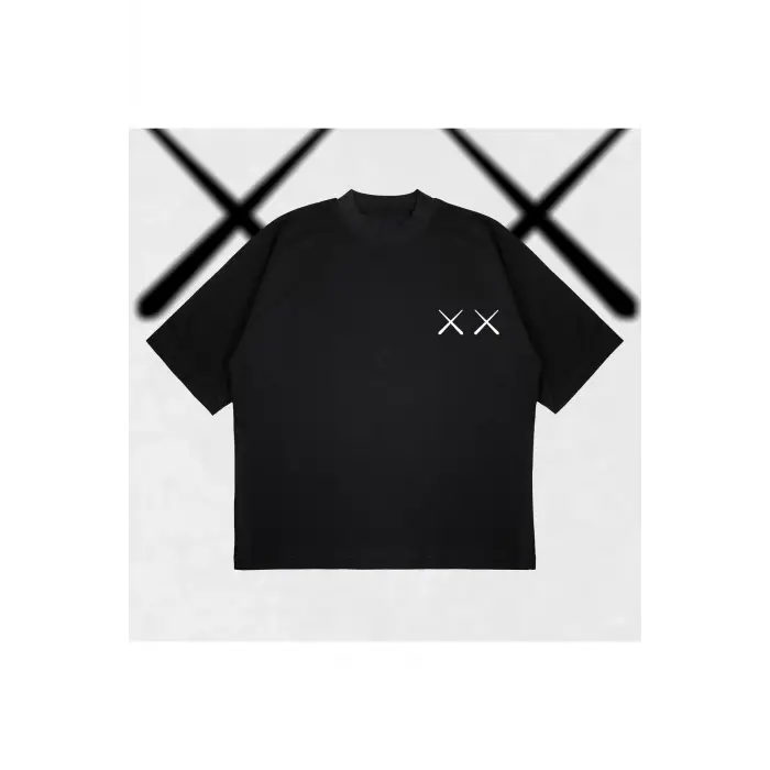 Kaws Oversize Unisex Pamuklu Nefes Alan Kalın Kumaşlı