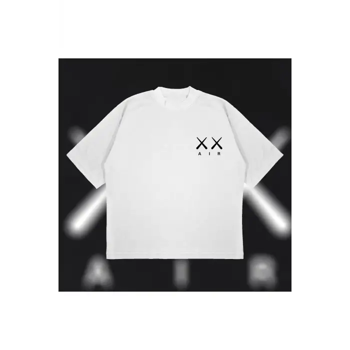 Kaws X Aır Unisex Pamuklu Nefes Alan Kalın Kumaşlı