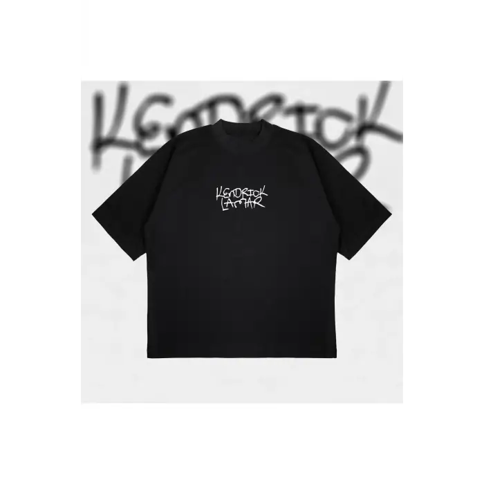 Kendrick Lamar Basic Oversize Unisex Pamuklu Nefes Alan Kalın Kumaşlı
