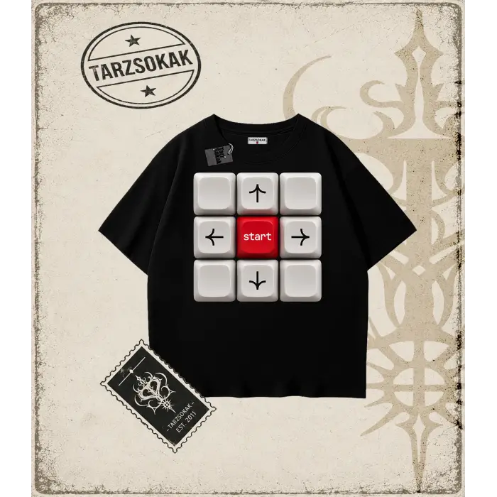 KEYCAP   Oversize Unisex Tişört