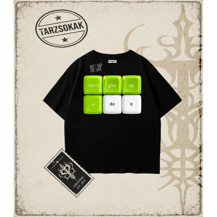 KEYCAP   Oversize Unisex Tişört