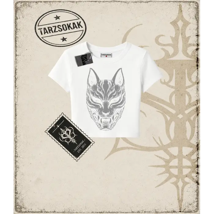 KITSUNE  Kadın Baby Tee