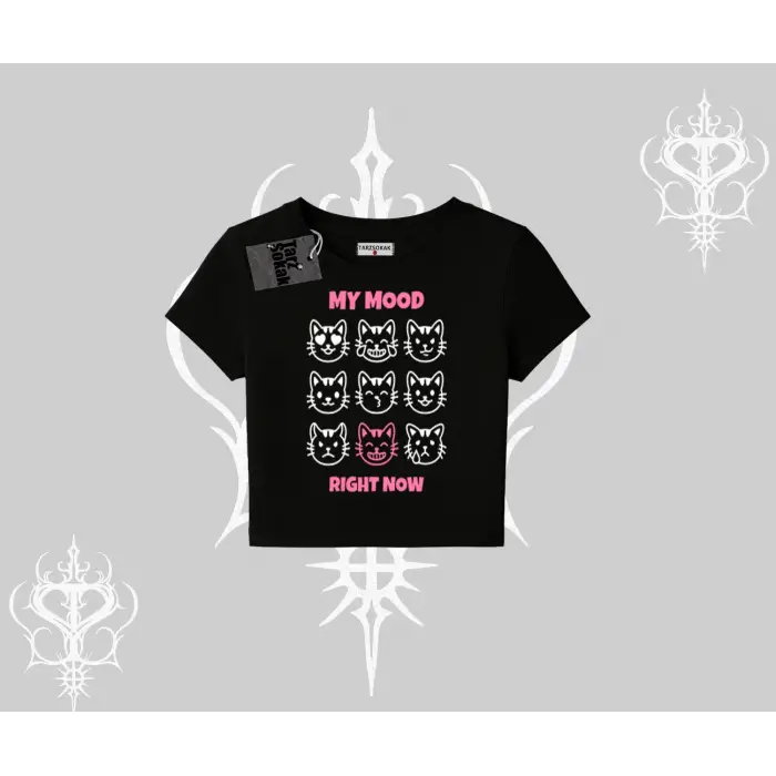 Kitti Sweet Mini Logo Baskılı Biskilet Sweatshirt