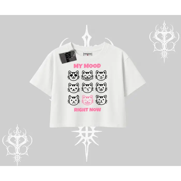 Kitti Sweet Mini Logo Baskılı Kapşonlu Sweatshirt
