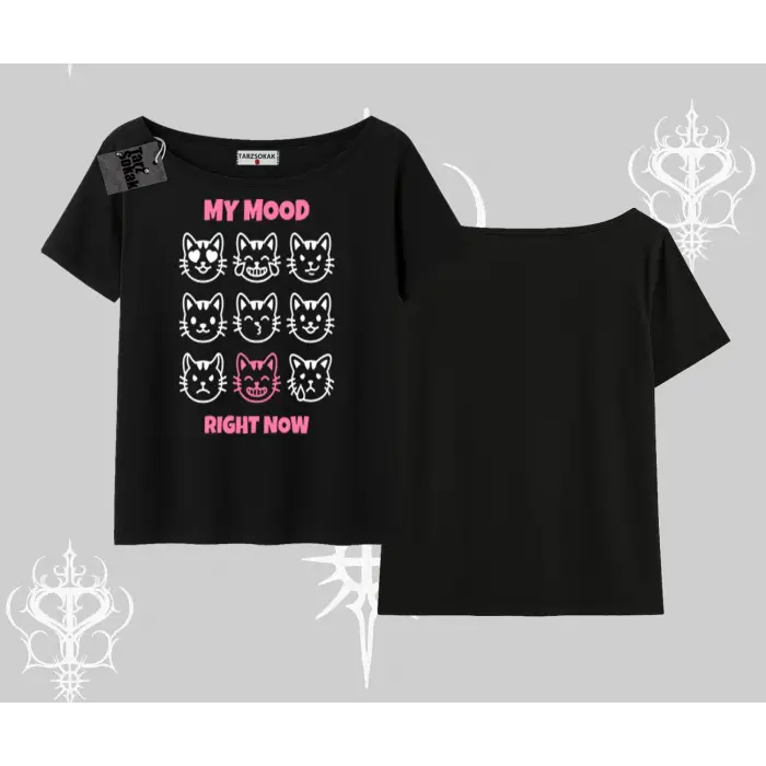 Kitti Sweet Mini Logo Baskılı Kolsuz Tshirt