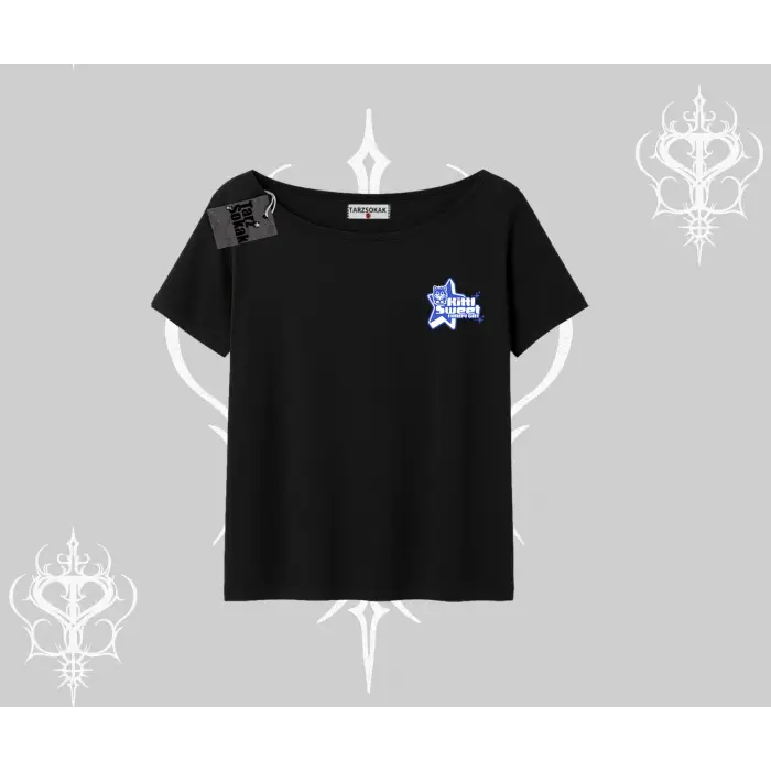 Kitti Sweet Mini Logo Baskılı Kolsuz Tshirt