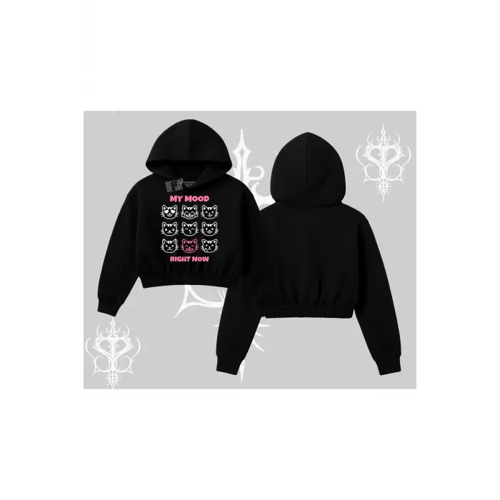 Kitti Sweet Mini Logo Baskılı Oversize Tshirt