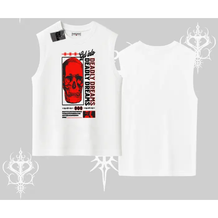 Kolsuz Tshirt Deadly Dreams Skull Redcore Street Manifest