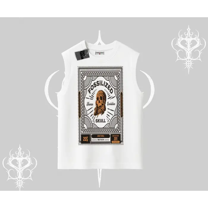 Kolsuz Tshirt Fossilized Skull Underground Archive
