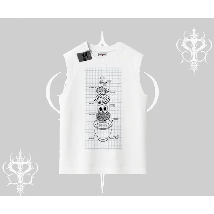 Kolsuz Tshirt Noodle Theory Hand Drawn Concept