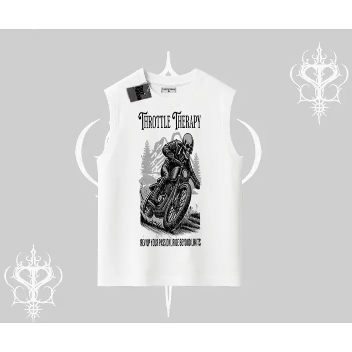 Kolsuz Tshirt Throttle Therapy No Brakes Just Freedom