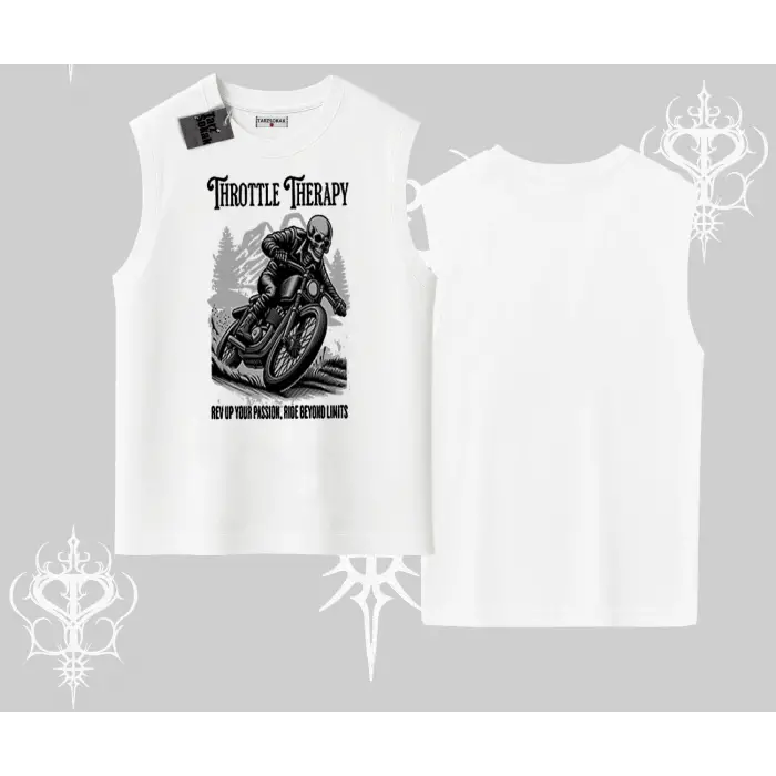 Kolsuz Tshirt Throttle Therapy No Brakes Just Freedom