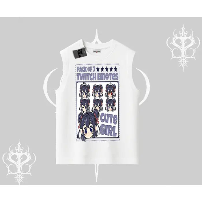 Kolsuz Tshirt Twitch Emotes Cute Girl Anime Expression