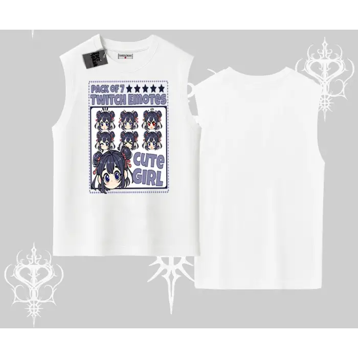 Kolsuz Tshirt Twitch Emotes Cute Girl Anime Expression