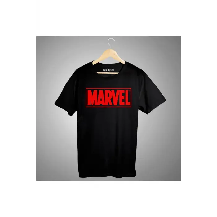 Küçük Marvel Logo Tişört