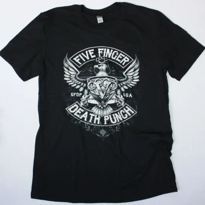 LAIBACH LOGO NEW BLACK T-SHIRT ÖN BASKILI