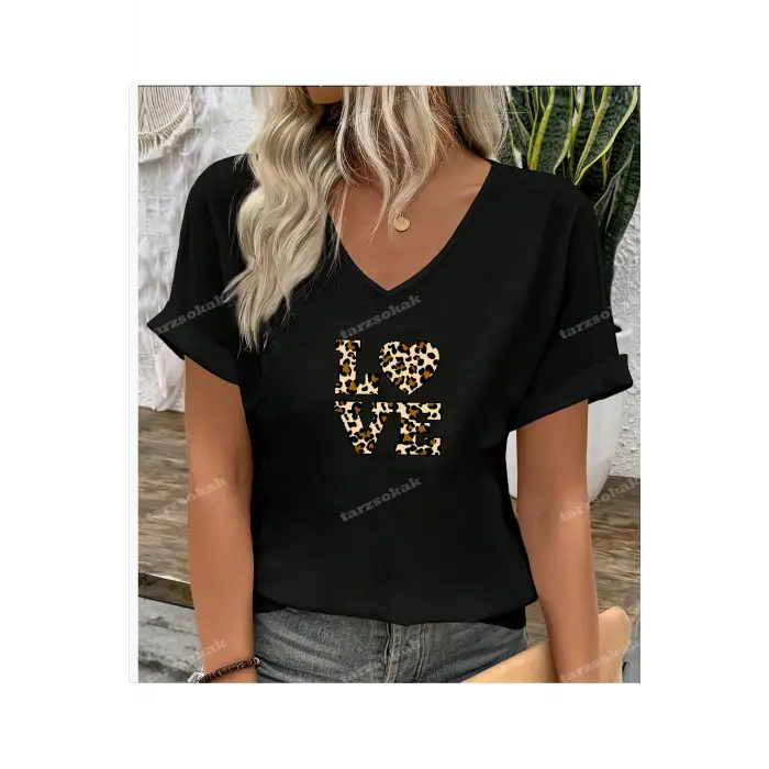 LEOPAR DESENLİ LOVE
